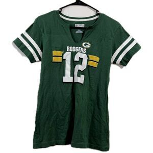 NFL Green Bay Packers Short Sleeve Tee Green and Yellow